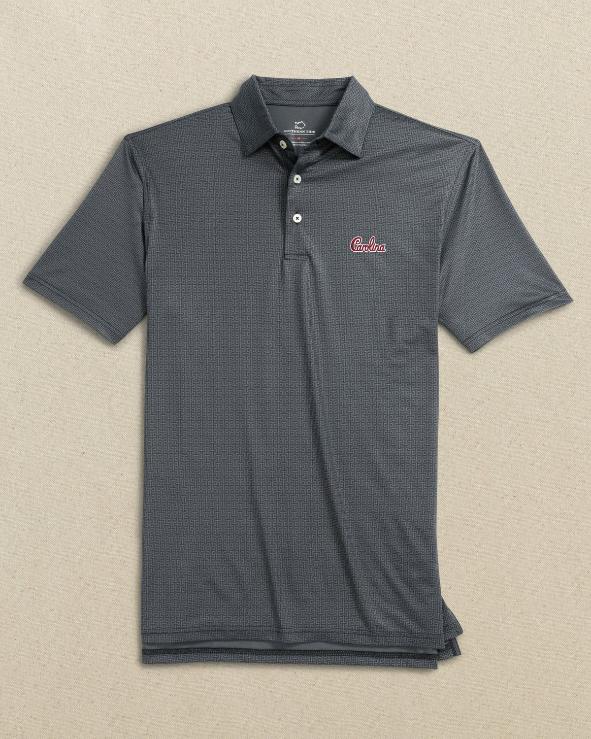 Carolina Gamecocks Driver ST Geo Printed Polo | Southern Tide Discount