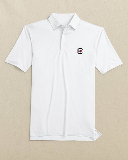 USC Gamecocks Driver ST Geo Printed Polo | Southern Tide Featured