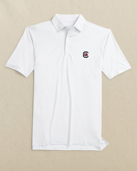 USC Gamecocks Driver ST Geo Printed Polo | Southern Tide Featured