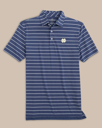 Notre Dame Fighting Irish brrr°®-eeze Stripe Polo | Southern Tide Exclusive