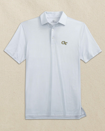 Georgia Tech Driver Dunes Edge Plaid Polo | Southern Tide Value