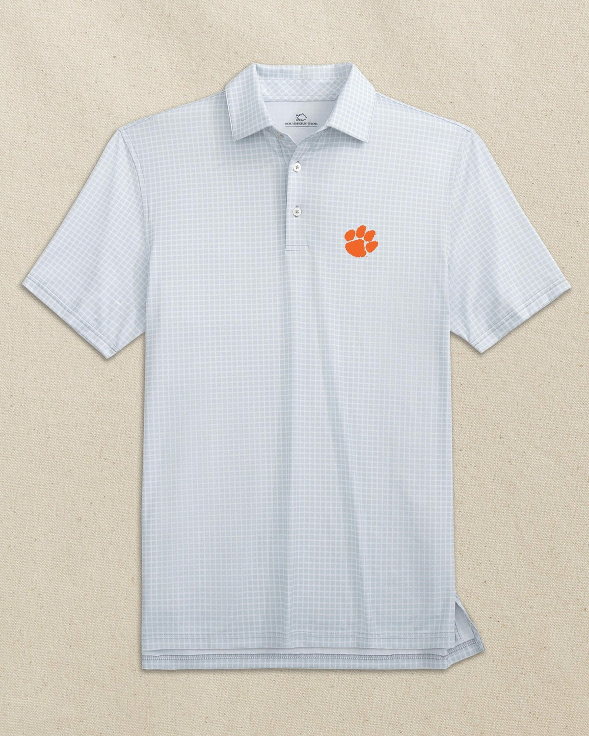 Clemson Tigers Driver Dunes Edge Plaid Polo | Southern Tide Best Price