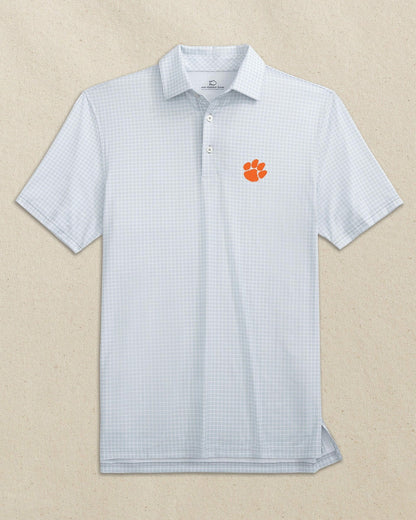 Clemson Tigers Driver Dunes Edge Plaid Polo | Southern Tide Best Price