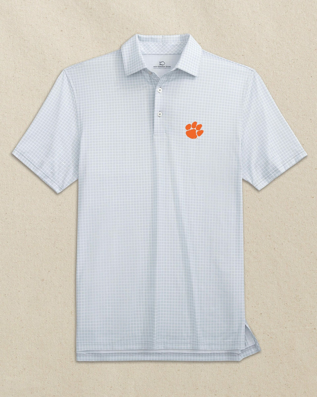 Clemson Tigers Driver Dunes Edge Plaid Polo | Southern Tide Best Price