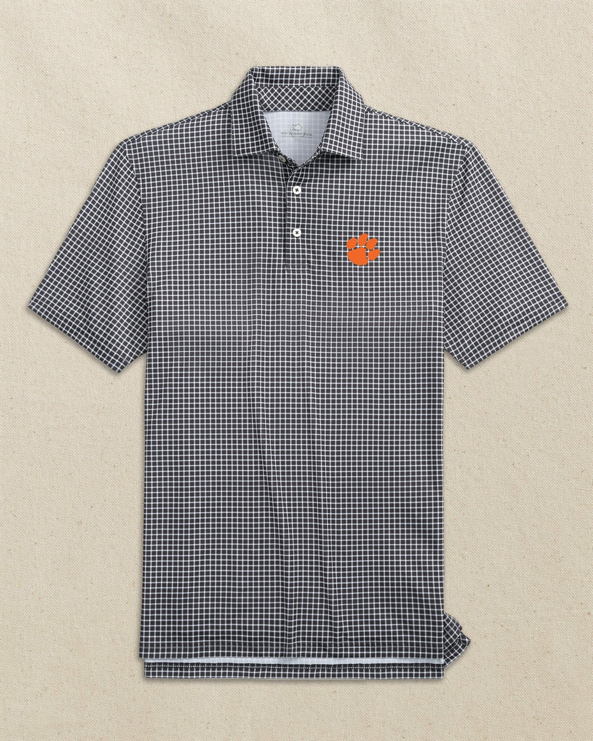 Clemson Tigers Driver Dunes Edge Plaid Polo | Southern Tide Best Price