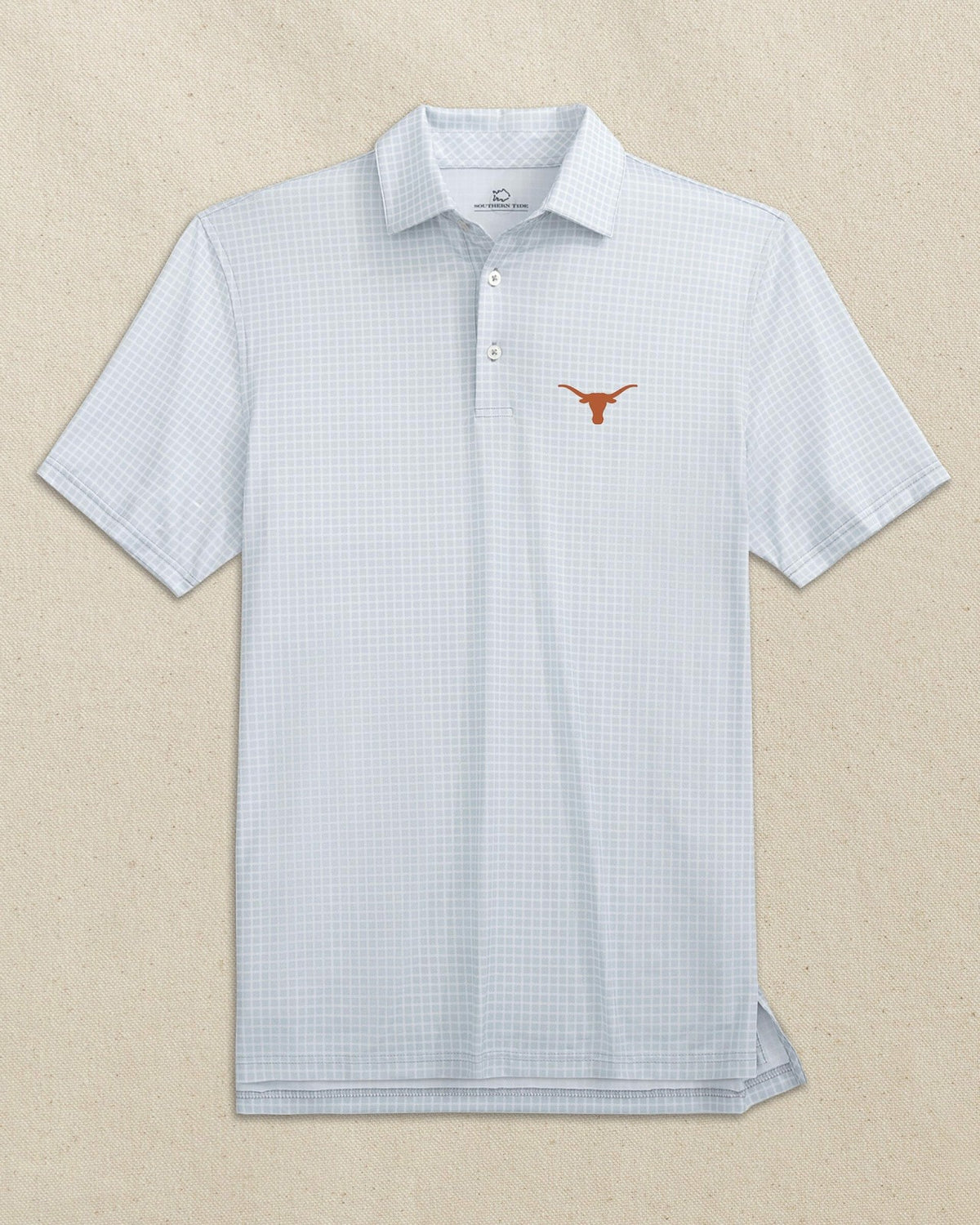 Texas Longhorns Driver Dunes Edge Plaid Polo | Southern Tide Classic