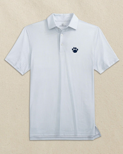 Penn State Paw Driver Dunes Edge Plaid Polo | Southern Tide Signature