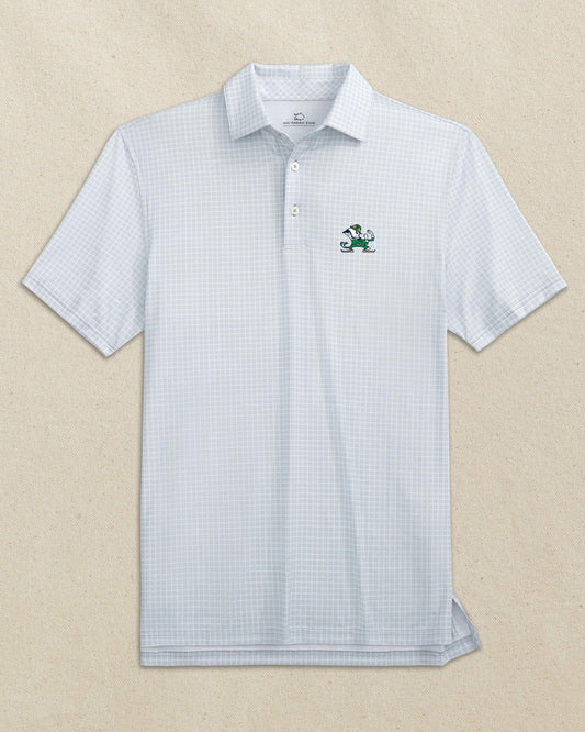 Notre Dame Leprechaun Dunes Edge Plaid Polo | Southern Tide Deals