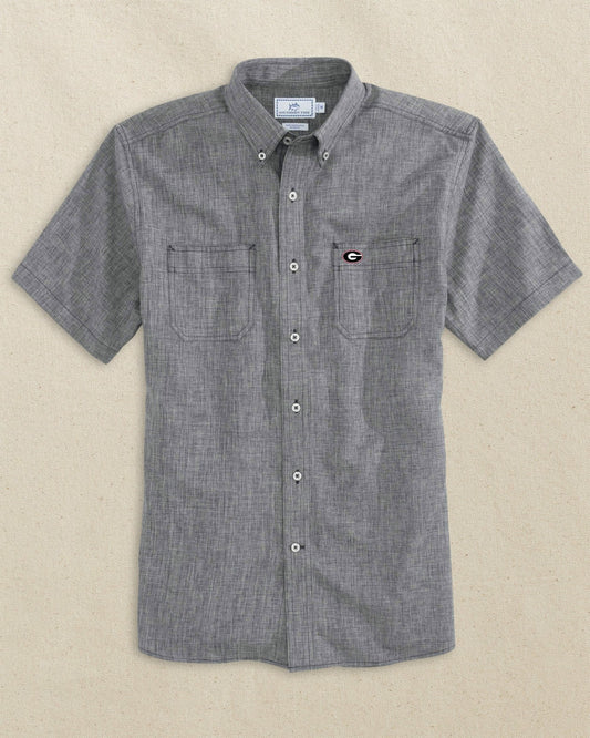 Georgia Bulldogs Oval G Short Sleeve Dock Shirt | Southern Tide Customer Favorite
