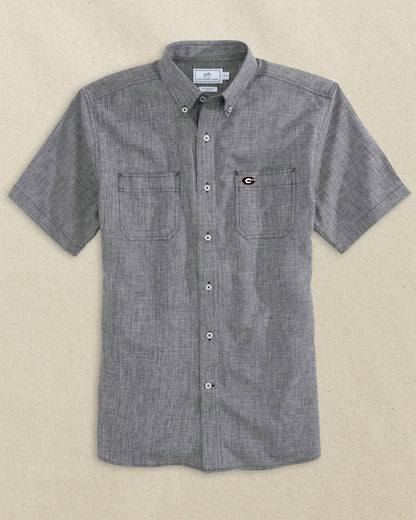 Georgia Bulldogs Oval G Short Sleeve Dock Shirt | Southern Tide Customer Favorite