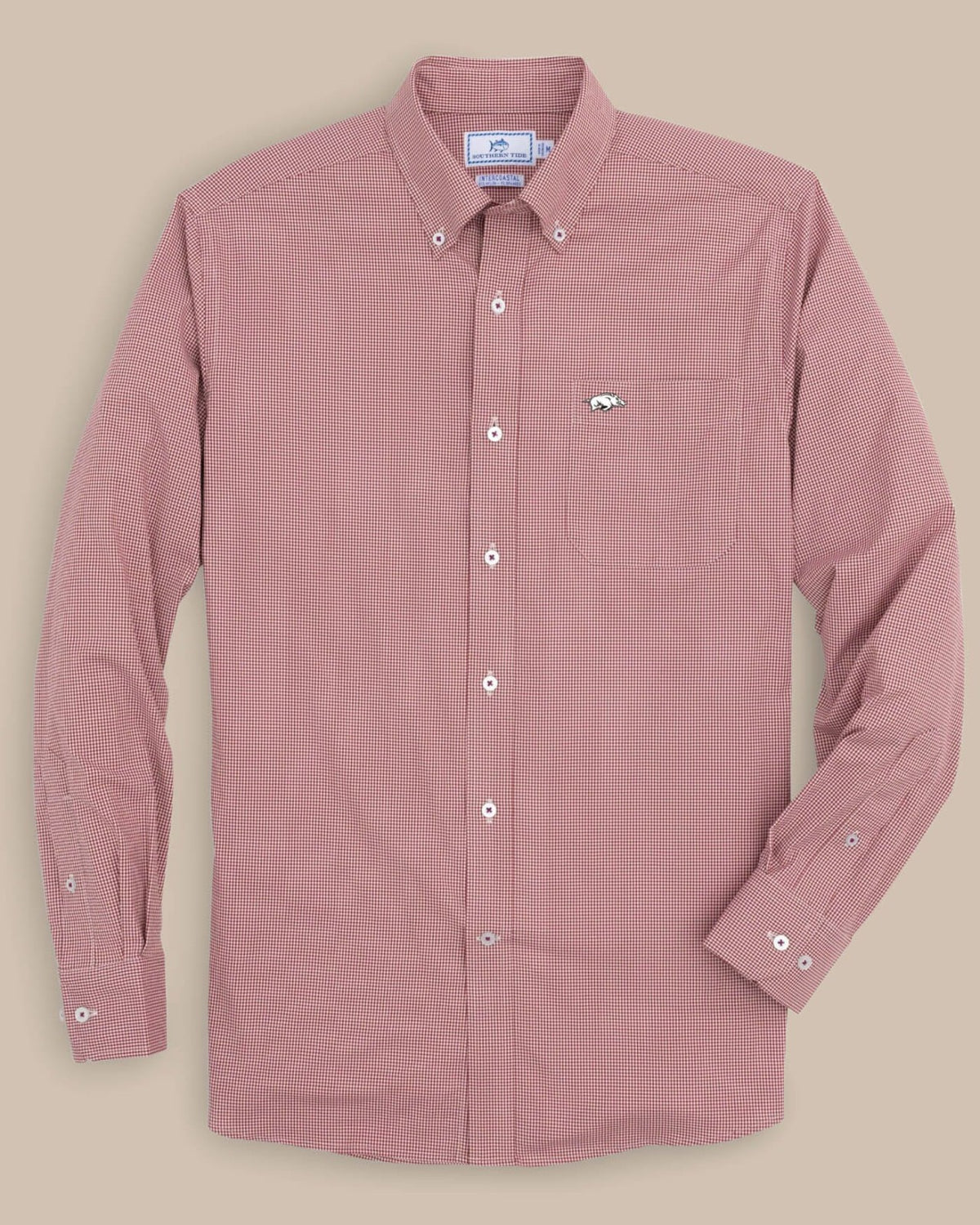 Arkansas Razorbacks Gingham Button Down Shirt | Southern Tide Discount