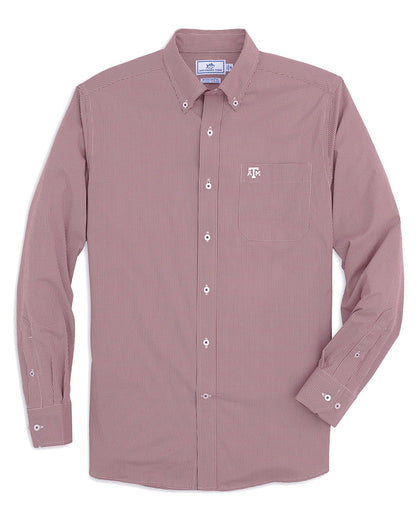 Texas A&M Aggies Gingham Button Down Shirt | Southern Tide Value