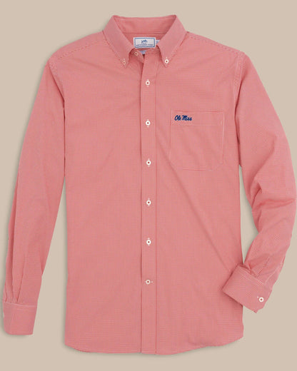 Ole Miss Rebels Gingham Button Down Shirt | Southern Tide Essential