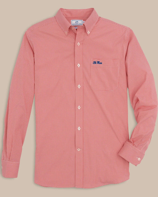 Ole Miss Rebels Gingham Button Down Shirt | Southern Tide Essential