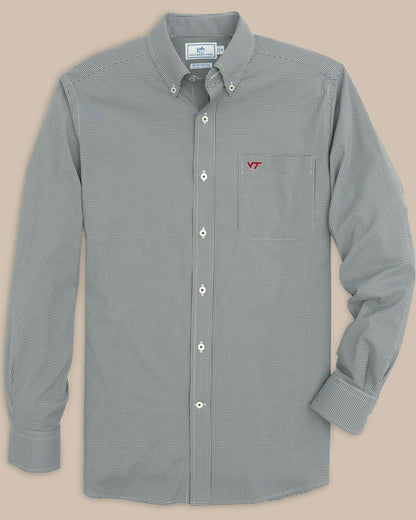 Virginia Tech Hokies Gingham Button Down Shirt | Southern Tide Customer Favorite