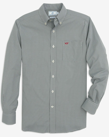 Virginia Tech Hokies Gingham Button Down Shirt | Southern Tide Customer Favorite