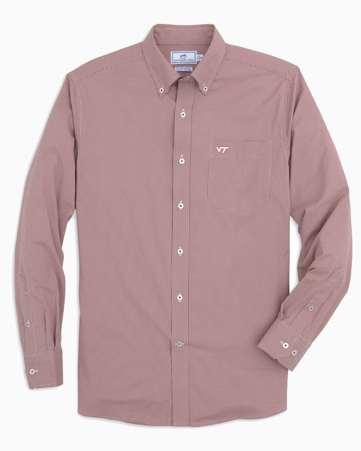 Virginia Tech Hokies Gingham Button Down Shirt | Southern Tide Customer Favorite