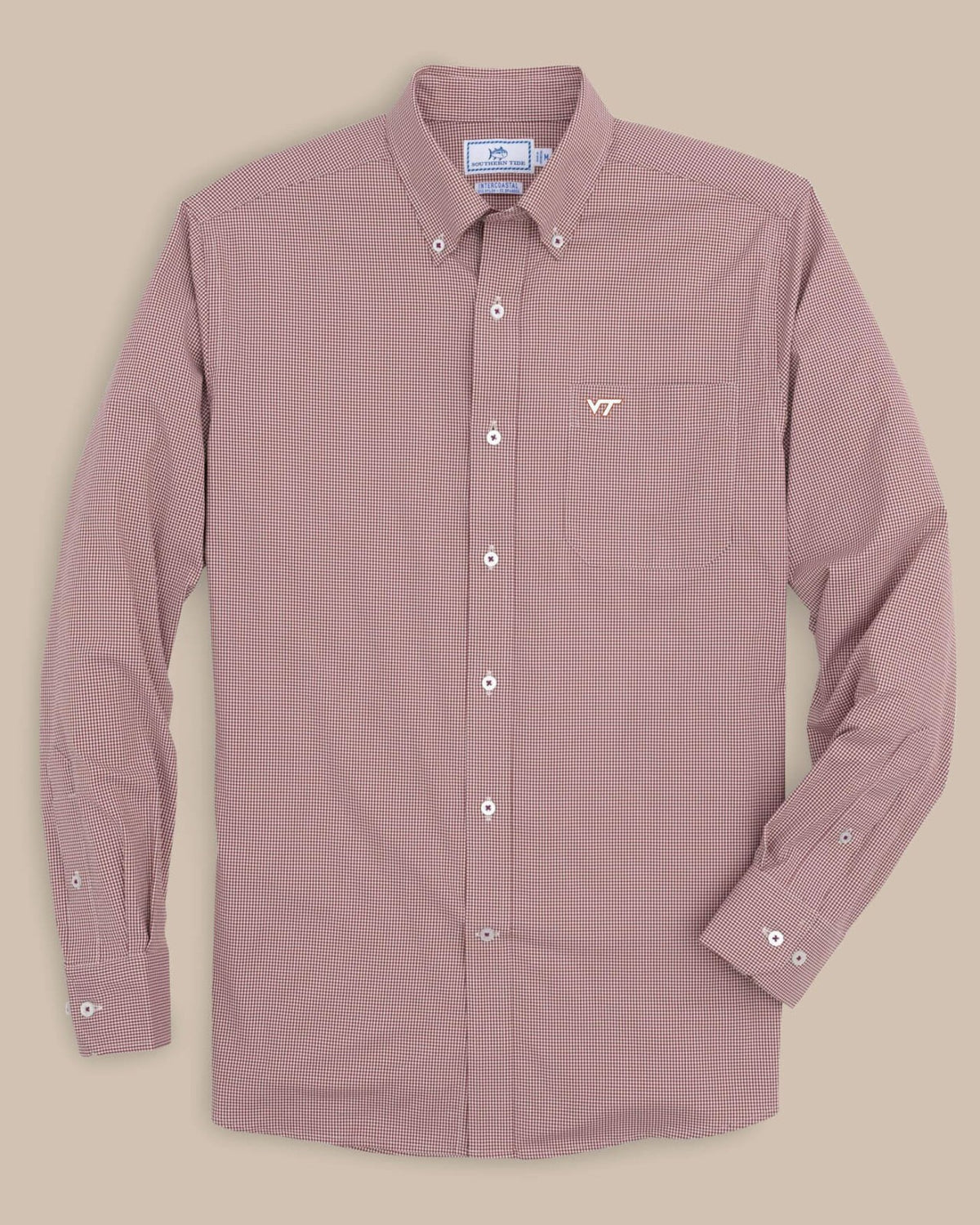 Virginia Tech Hokies Gingham Button Down Shirt | Southern Tide Customer Favorite