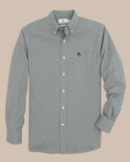 Baylor Gingham Button Down Shirt Collegiate Shirts | Southern Tide Discount