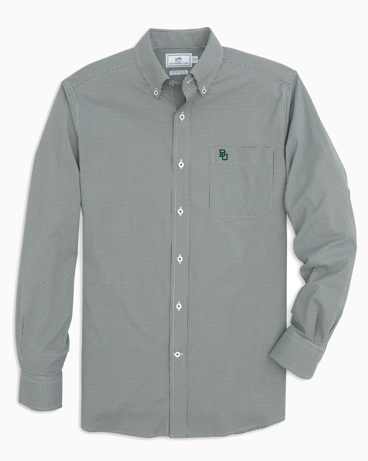 Baylor Gingham Button Down Shirt Collegiate Shirts | Southern Tide Discount