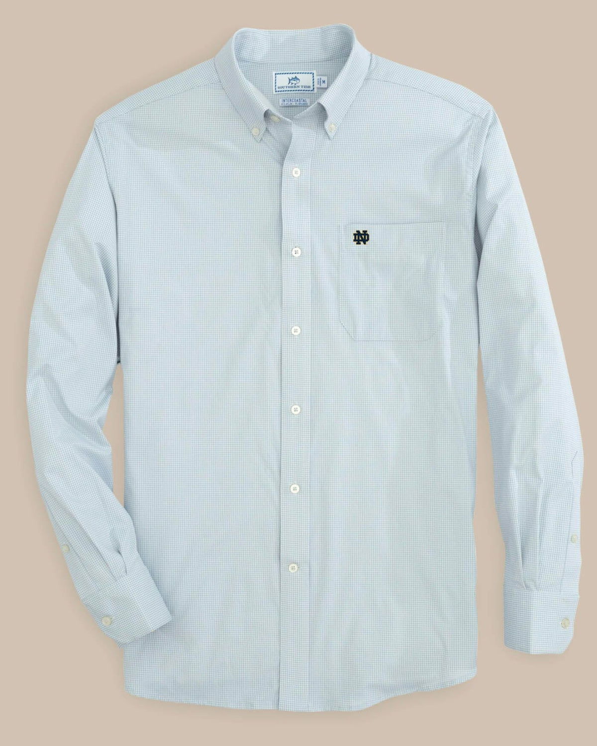 Notre Dame Fighting Irish Gingham Button Down Shirt | Southern Tide Exclusive