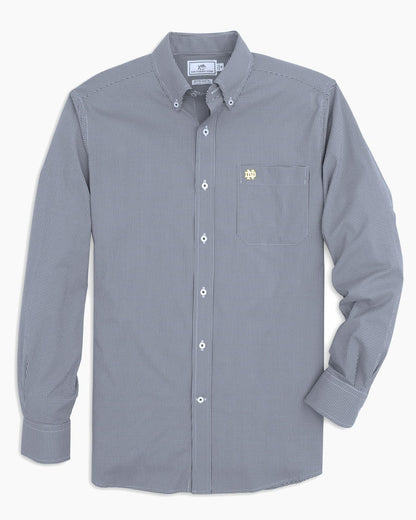 Notre Dame Fighting Irish Gingham Button Down Shirt | Southern Tide Exclusive