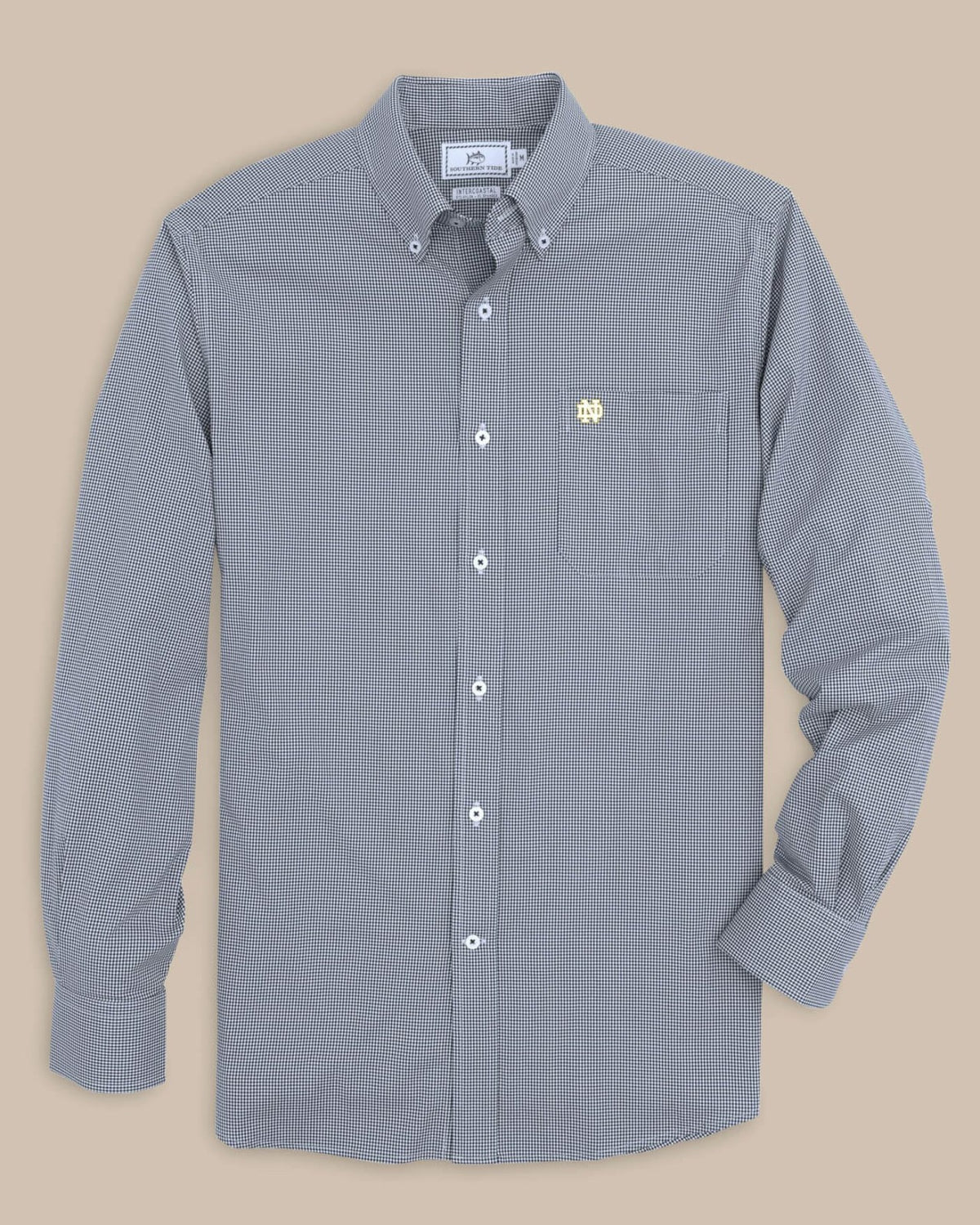 Notre Dame Fighting Irish Gingham Button Down Shirt | Southern Tide Exclusive