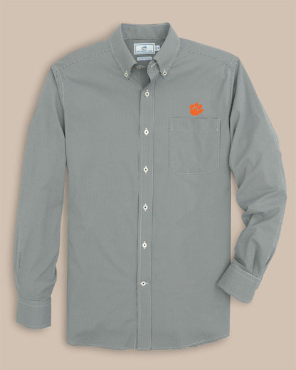 Clemson Tigers Gingham Button Down Shirt | Southern Tide Great Value