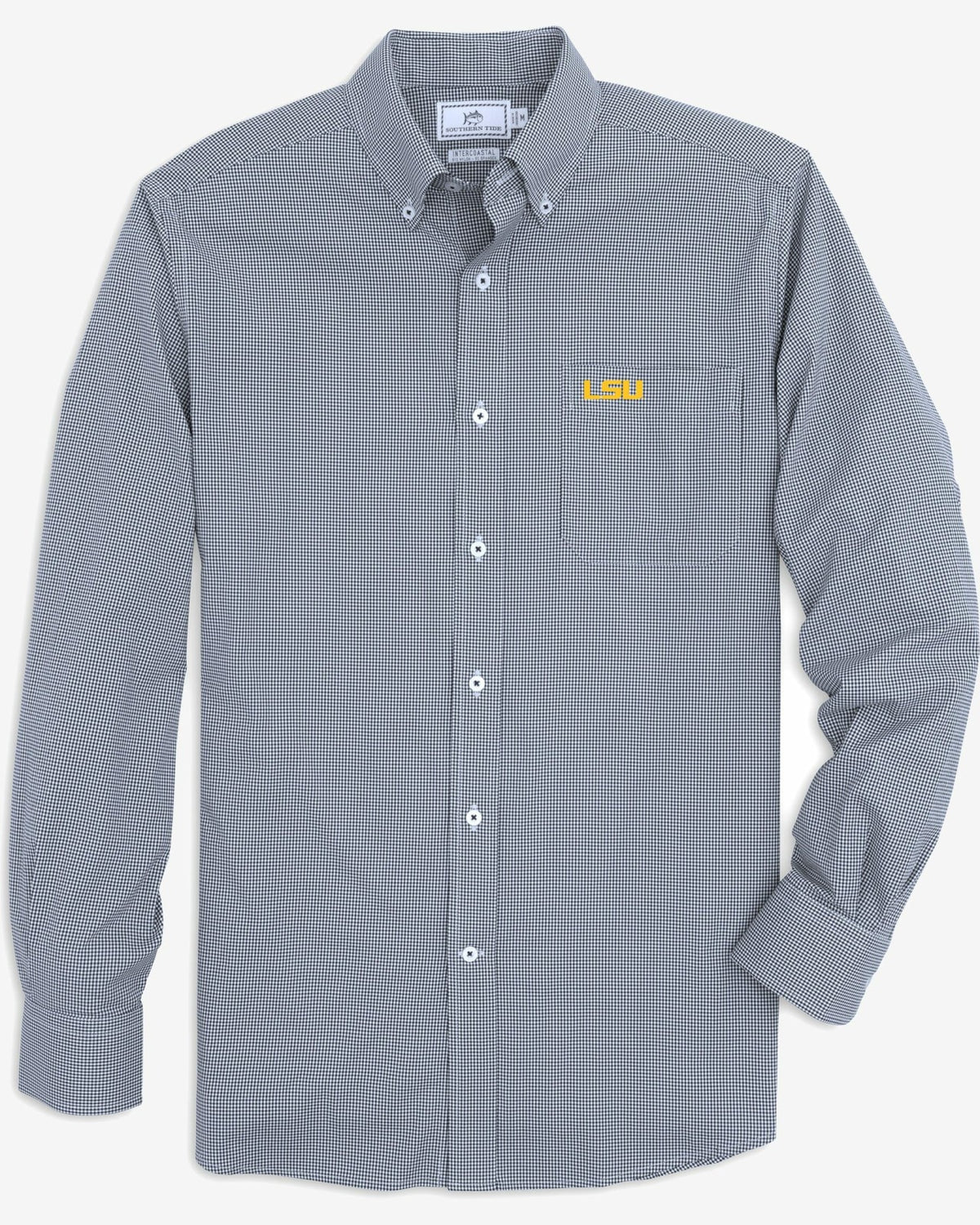 LSU Tigers Gingham Button Down Shirt Collegiate | Southern Tide Premium