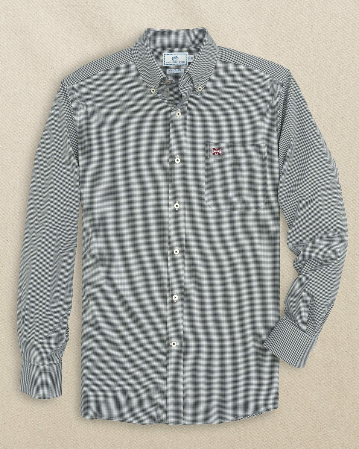 Mississippi State Bulldogs Gingham Button Down Shirt | Southern Tide Recommended