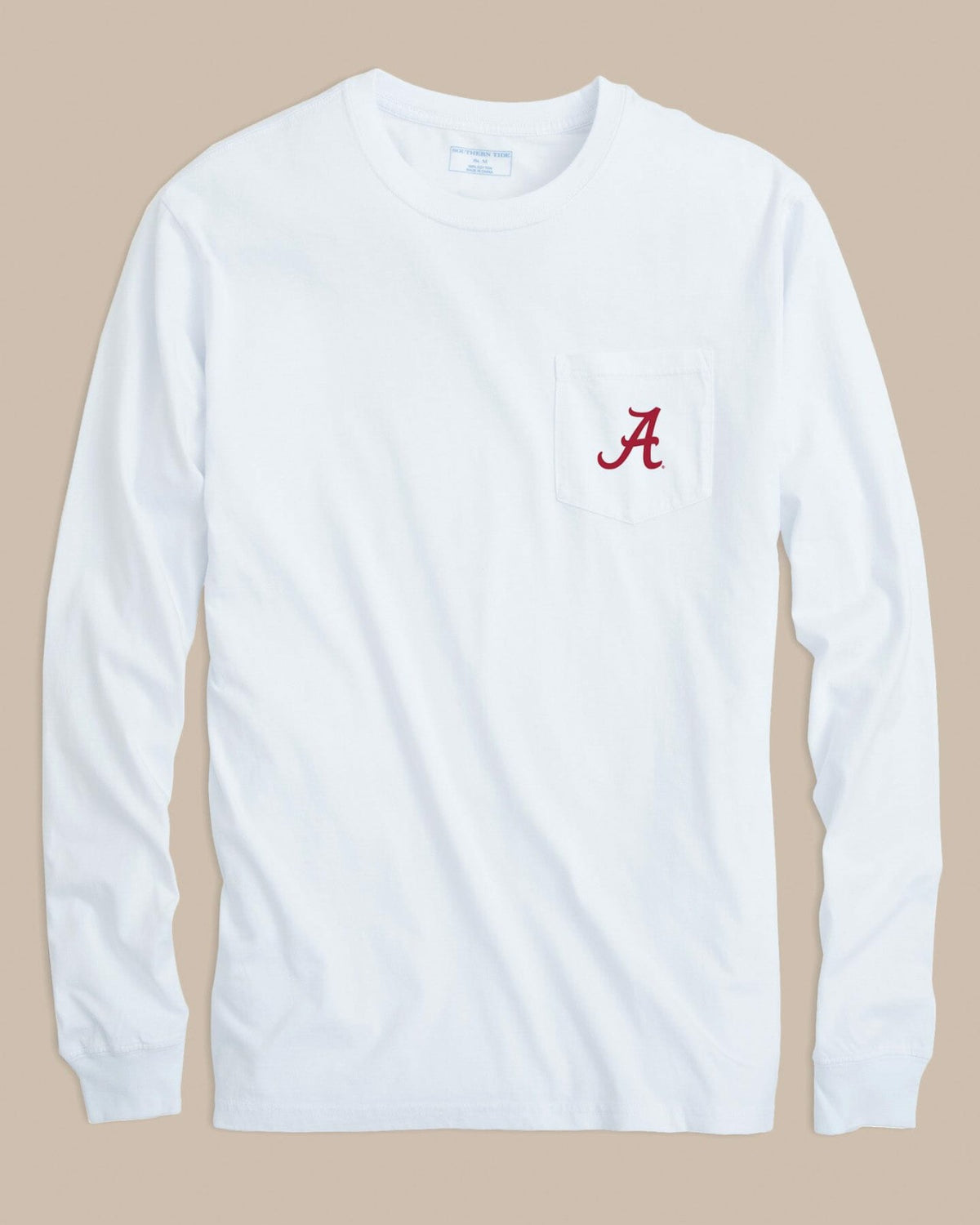 Alabama Crimson Tide Embroidered Long Sleeve T-Shirt | Southern Tide Smart Buy
