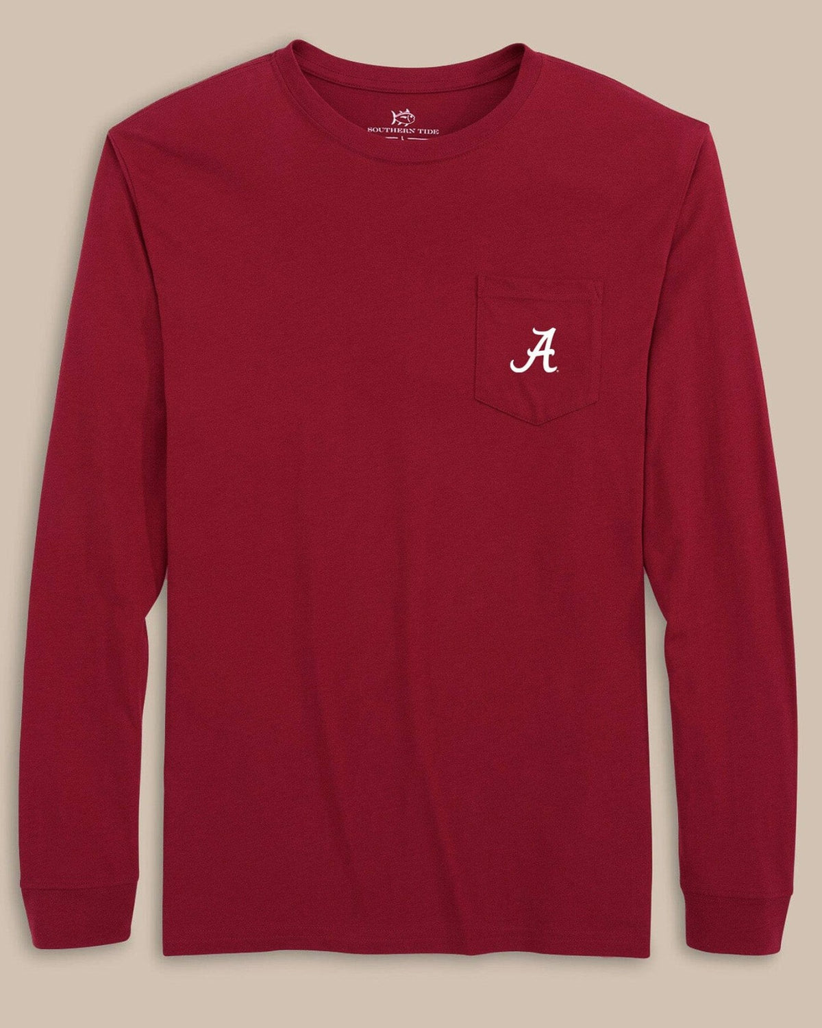 Alabama Crimson Tide Embroidered Long Sleeve T-Shirt | Southern Tide Smart Buy