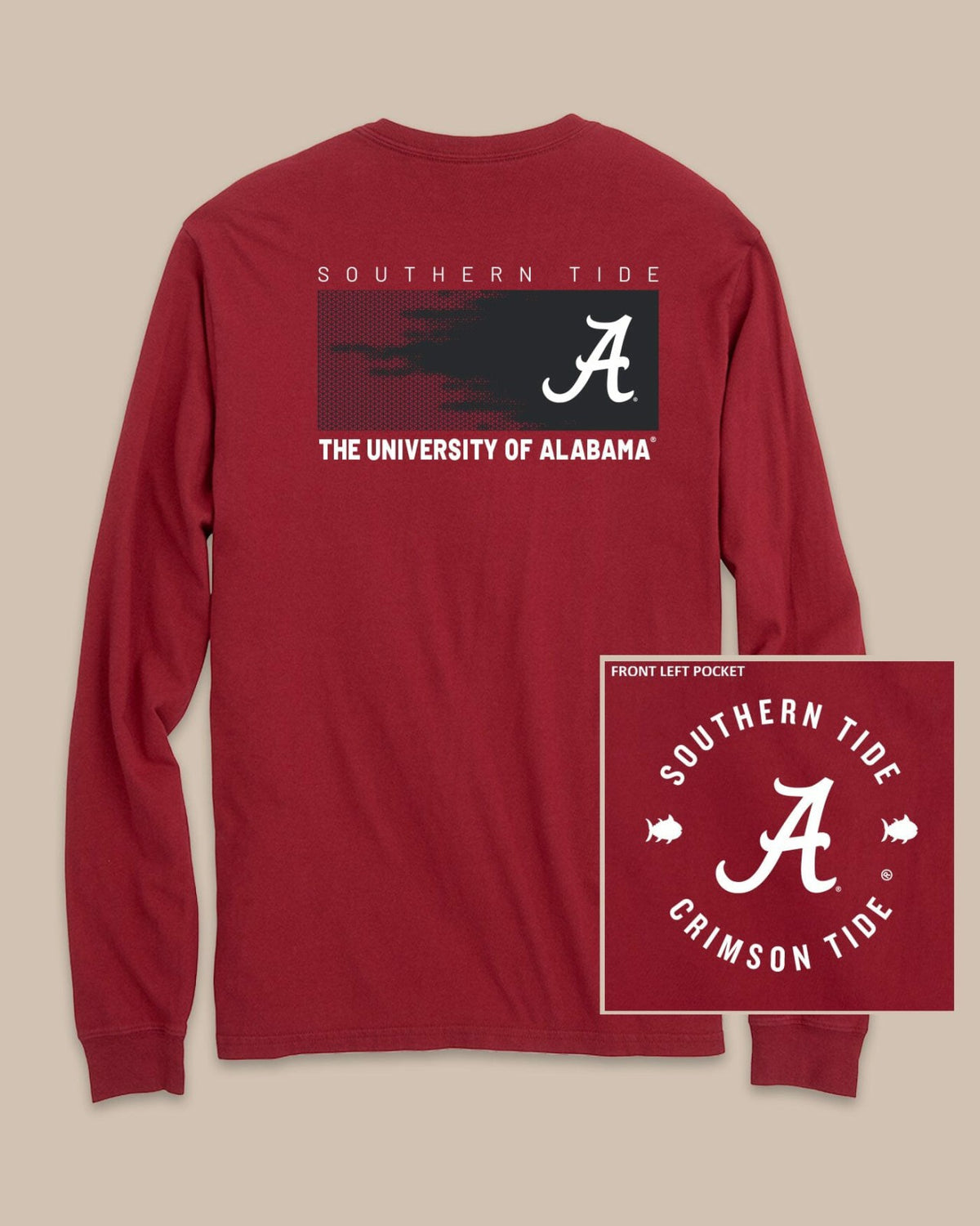 Alabama Crimson Tide Gameday Hexagon T-Shirt | Southern Tide Trusted