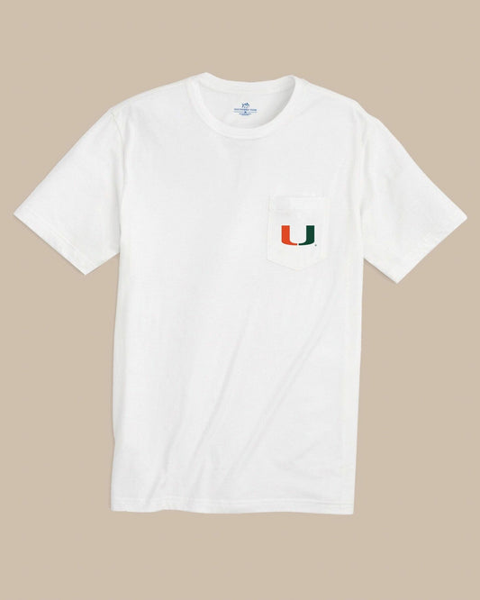 Miami Hurricanes Embroidered Short Sleeve T-Shirt | Southern Tide Featured