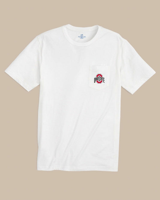 Ohio State Buckeyes Embroidered Short Sleeve T-Shirt | Southern Tide Classic