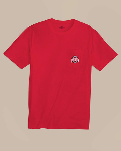Ohio State Buckeyes Embroidered Short Sleeve T-Shirt | Southern Tide Classic
