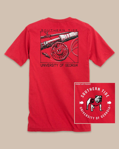 Georgia Bulldogs Gameday Fly Reel T-Shirt | Southern Tide Popular