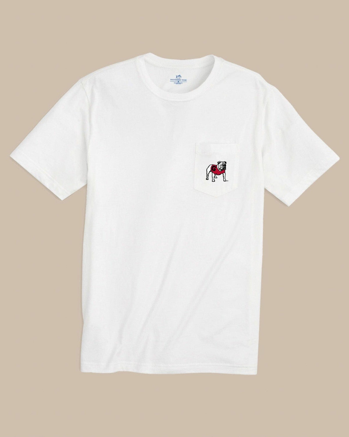Georgia Bulldogs Embroidered Short Sleeve T-Shirt | Southern Tide Discount