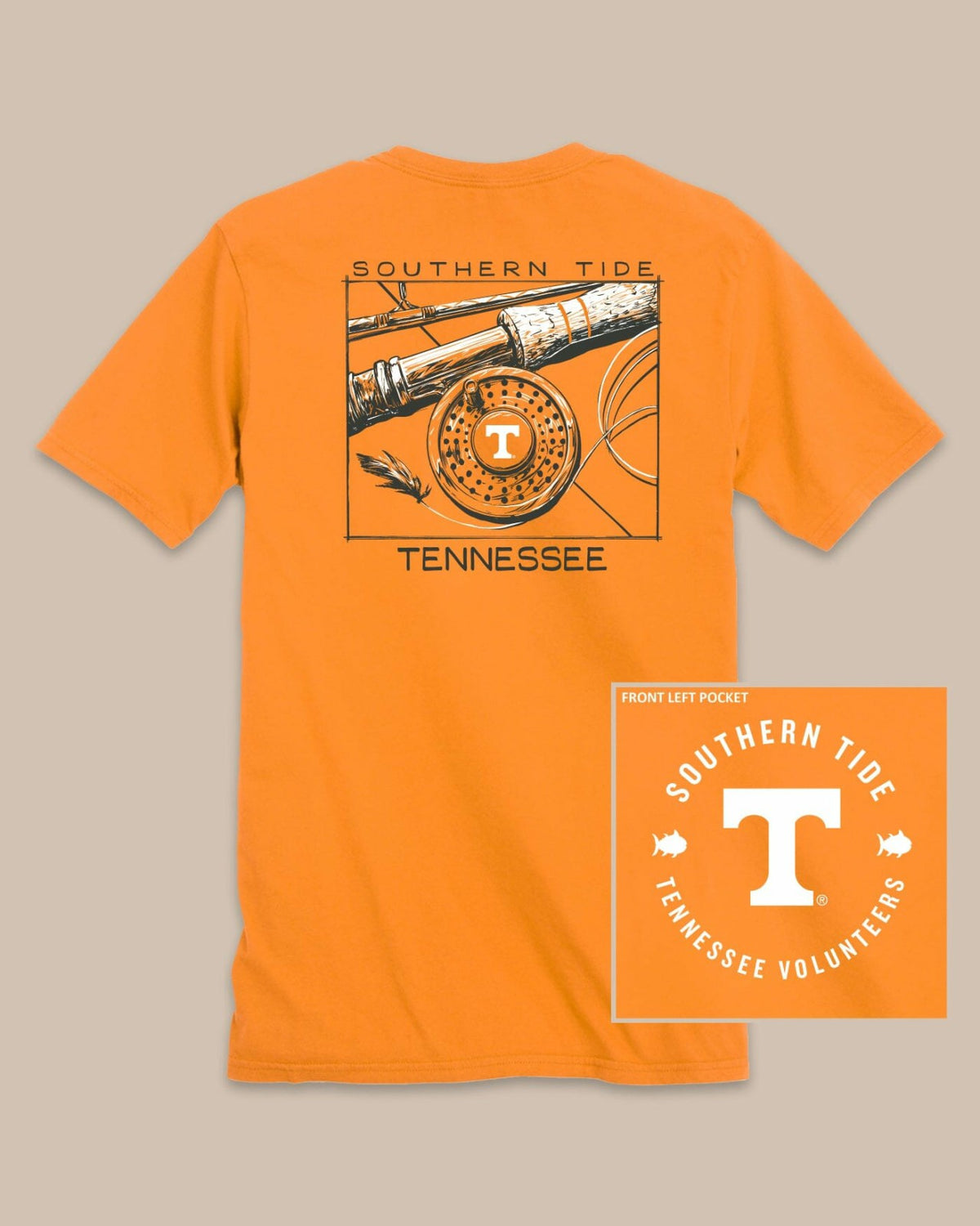 Tennessee Vols Gameday Fly Reel T-Shirt | Southern Tide Great Value
