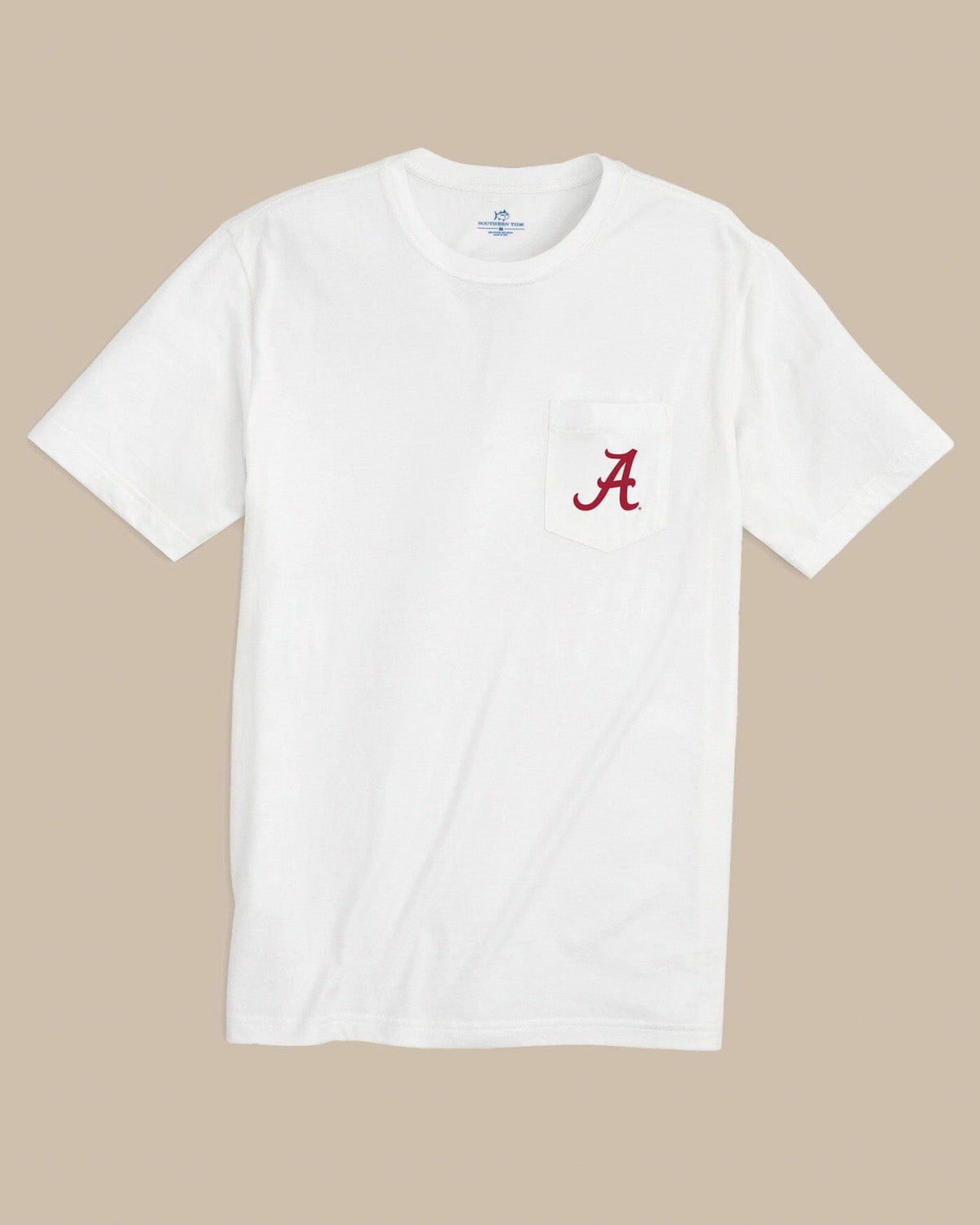Alabama Crimson Tide Embroidered Short Sleeve T-Shirt | Southern Tide Featured