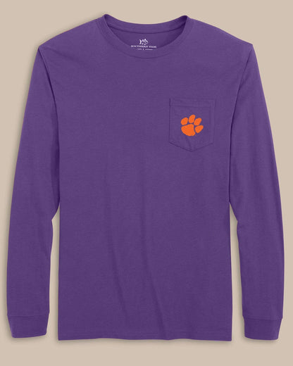 Clemson Tigers Gameday Embroidered Long Sleeve T-Shirt | Southern Tide Sale