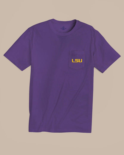 LSU Tigers Gameday Embroidered Short Sleeve T-Shirt | Southern Tide Quality