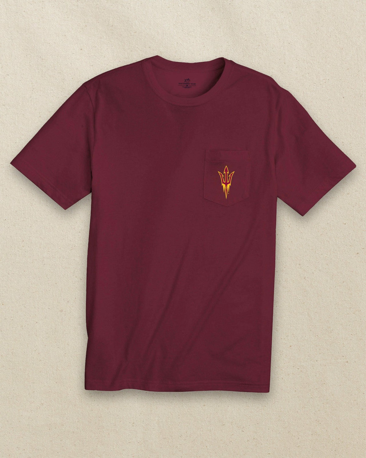 Arizona State Embroidered Short Sleeve T-Shirt | Southern Tide Top Pick