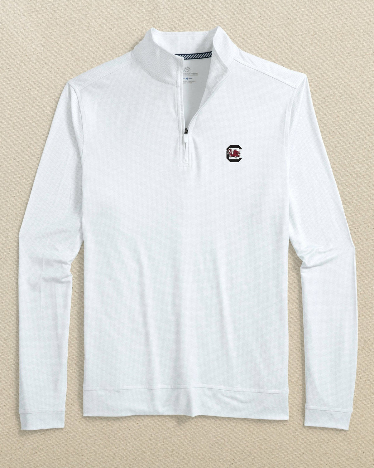 USC Gamecocks Cruiser ST Geo Printed Quarter Zip | Southern Tide Customer Favorite