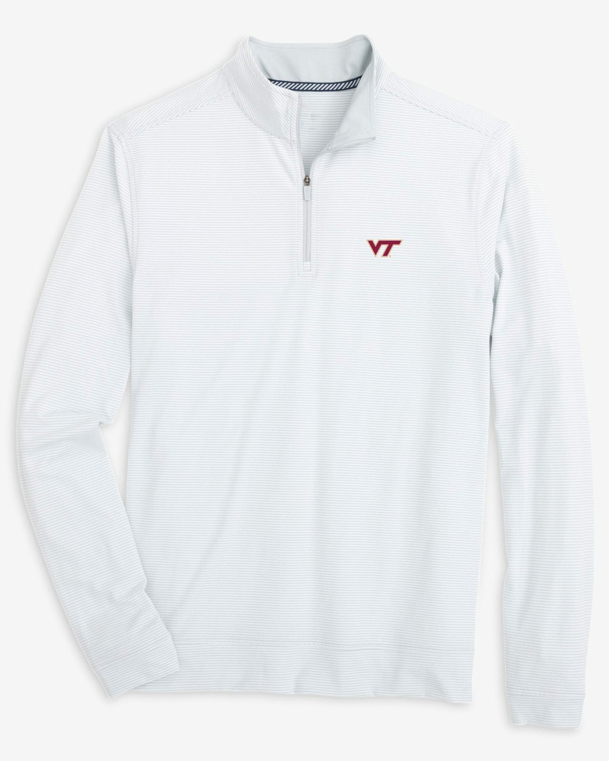 Virginia Tech Hokies Stripe Heather Quarter Zip | Southern Tide Hot Sale