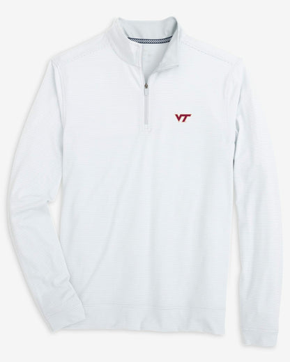 Virginia Tech Hokies Stripe Heather Quarter Zip | Southern Tide Hot Sale