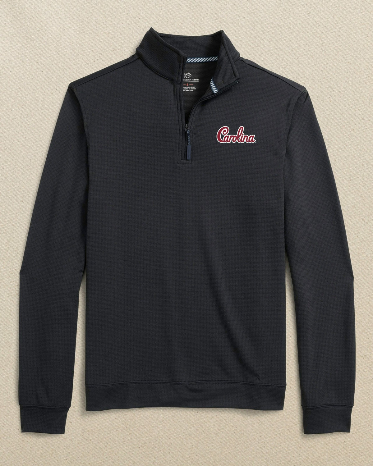 Carolina Script Gamecocks Schooner Quarter Zip | Southern Tide Signature
