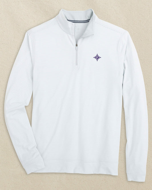 Furman Paladins Cruiser Micro-Stripe Quarter Zip | Southern Tide Classic
