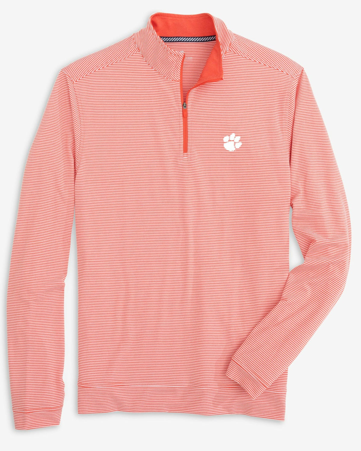 Clemson Tigers Stripe Heather Quarter Zip | Southern Tide Recommended