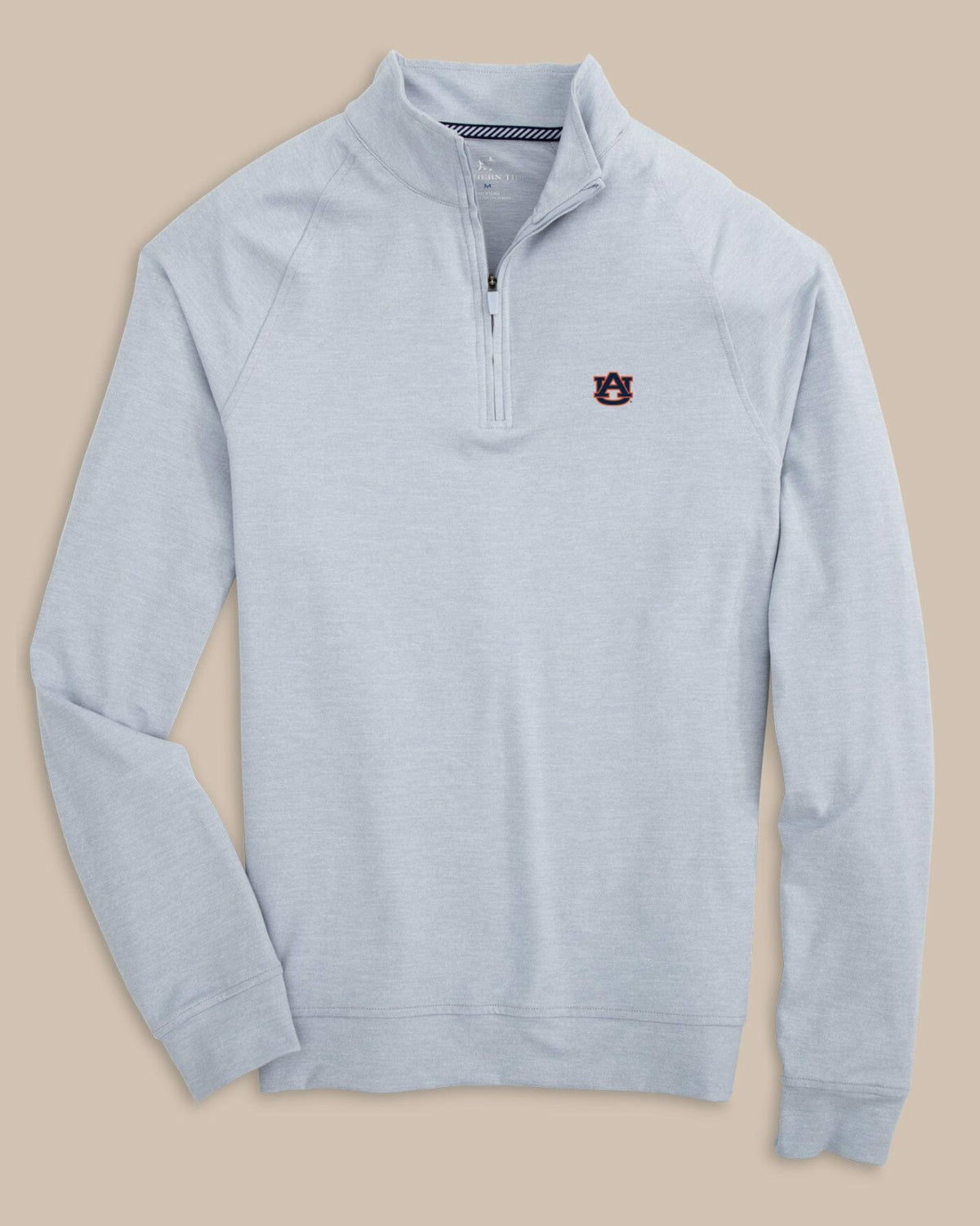 Auburn Tigers Cruiser Heather Quarter Zip Pullover | Southern Tide Featured